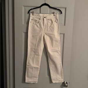 Pistola Women's White Straight Leg Jeans